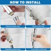 4pcs Silicone Shower Head Holder, Universal Relocatable Shower Head Suction
