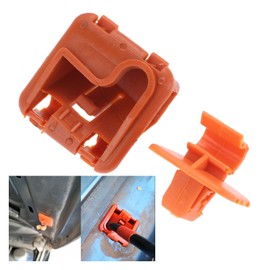 2 Sets Bonnet Holder Bonet Rod Holder Retaining Clip, Plastic Car Roomster Hood Bonet Rod Bracket Buckle Clip, Mounting Clips Bonet Support