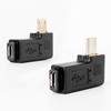 Haiker 1 Pair Right Left Angle Micro USB Male 90