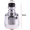 CL Grifo De Cabeza De 360º + Ahorro De Agua
