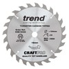 Trend Wood Circular Saw Blade, 184mm Diameter, 16mm Bore, 24