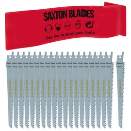 Saxton Blades 150mm Reciprocating Sabre Saw Wood Blades R644D for Bosch Makita x20