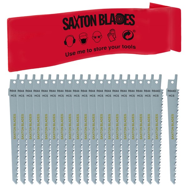 Saxton Blades 150mm Reciprocating Sabre Saw Wood Blades R644D for
