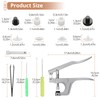 Kamtop Snaps and Snap Pliers Set, 120 Sets T5 Plastic