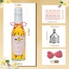 Clear Woozy 5oz Glass Bottles with Shrink Capsules - Set