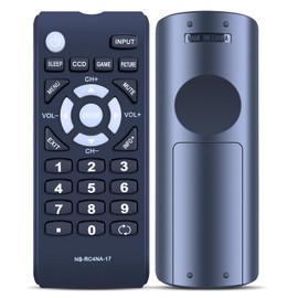 Replacement NS-RC4NA-17 NSRC4NA17 Remote Control for Insignia LCD TV NS-24D310NA17 NS-24D510NA17 NS-32D310NA17 NS-32D311NA17 NS-39D310NA17 NS-40D510NA17 NS-24D510MX17 NS-32D310MX17 NS-40D510MX17