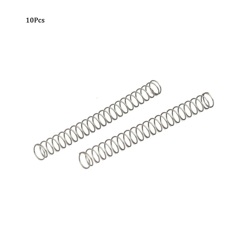 TA-VIGOR 10Pcs Extended Compressed Spring, 3mm OD,0.3mm Wire Size,30mm Length