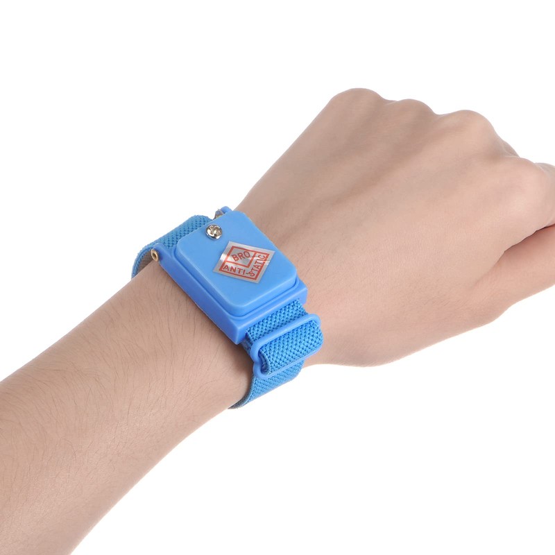 MECCANIXITY Anti Static Wrist Strap, ESD Antistatic Bracelet Adjustable Cordless