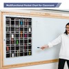 ANSTROUT 36 Clear Pockets Classroom Pocket Chart for Cell Phones,Pocket