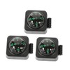 FUNOMOCYA 3pcs Dashboard Compass Ball Adjustable Vehicle Compass Ball High