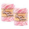 Sugar'N Cream Yarn - Ombres Super Size-Strawberry