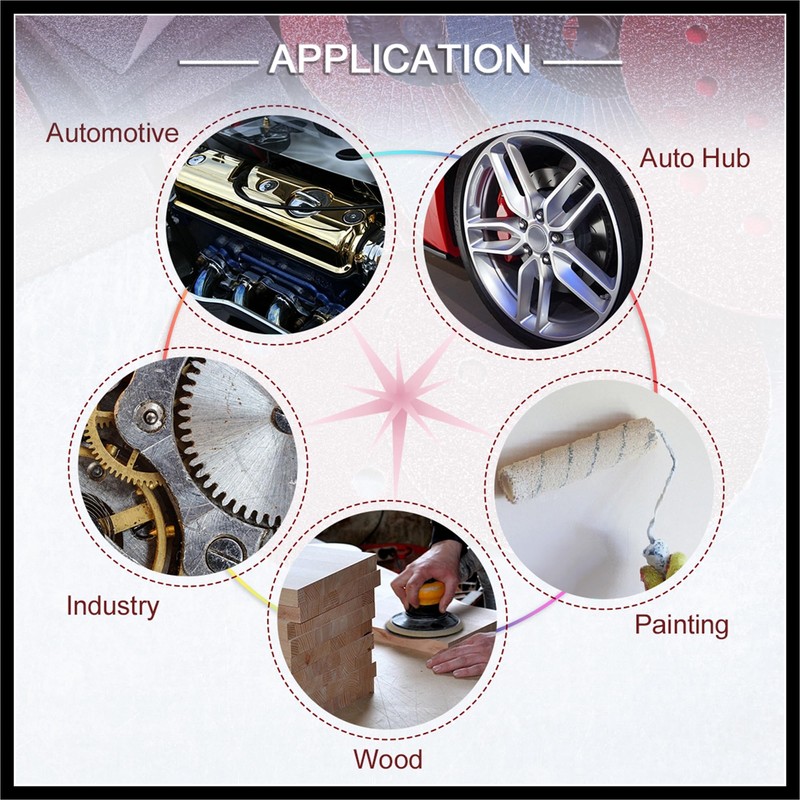 Hihaha 10pcs 2 Inch High Density Flap Disc Sanding Grinding