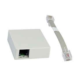 Hörmann Gateway (for controlling garage door drives via Homematic IP Smart Homa system, incl. connection cable, 51 x 47.5 x 16 mm), 4511629, white