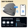 Wmcaps Fleece Lined Bluetooth LED Beanie, Winter Warm Hat with