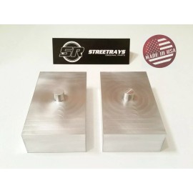 StreetRays [Originals] [SR] FOR Tundra Tacoma Silverado Sierra 1500 2500 HD 1.5" Rear Lift Blocks Kit