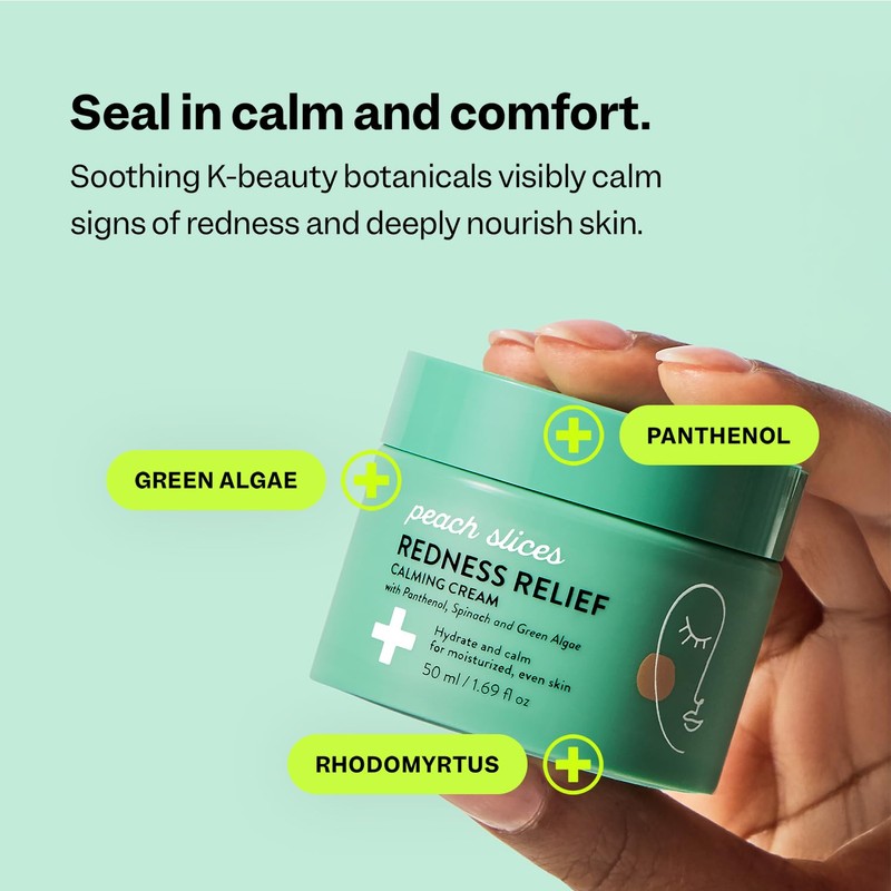 Peach Slices - Redness Relief Calming Cream (1.69 oz) -