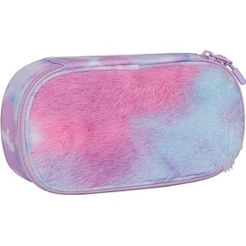Beckmann, Oval Pencil Case Sport Junior Pencil Case for School, Tie Dye, Key case