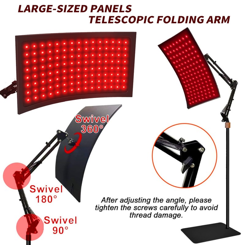 Red Light Therapy for Body, FSA 17x9" Curved Infrared Light