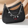 LuneClat Y2k Cherry Bag Chain Charm 8 Ball Dice Star