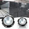 EMSea 8-Piece Square Tube Insert Metal Thread Insert with Star