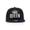 True Heads Queen Snapback Baseball Cap Black