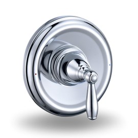 T2151 Pressure Balancing Tub and Shower Valve Trim Kit, Compatible with Moen Brantford Posi-Temp Valve, Chrome Tub and Shower Lever Handle