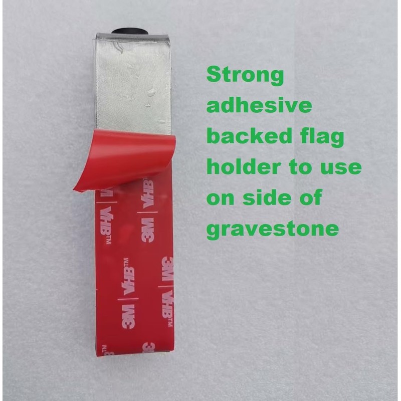 Flag Holder for Gravestones & Memorials, Grave Marker Flag Holder,