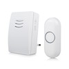 Byron DBY-21132 Doorbell Set, up to 100 m Wireless Range,