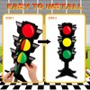 Weekgrat 6 Pcs Traffic Light Racing Car Party Centerpieces 3D