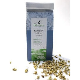 HEUSCHRECKE Organic chamomile flowers, whole (2 x 40 g)