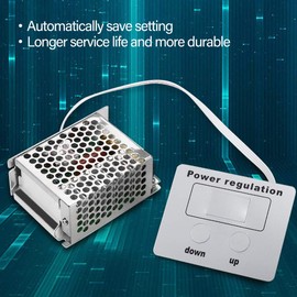 Dimmer Motor Speed Controller, AC 220 V 4000 W SCR Digital Voltage Regulator Speed Control Dimmer Thermostat