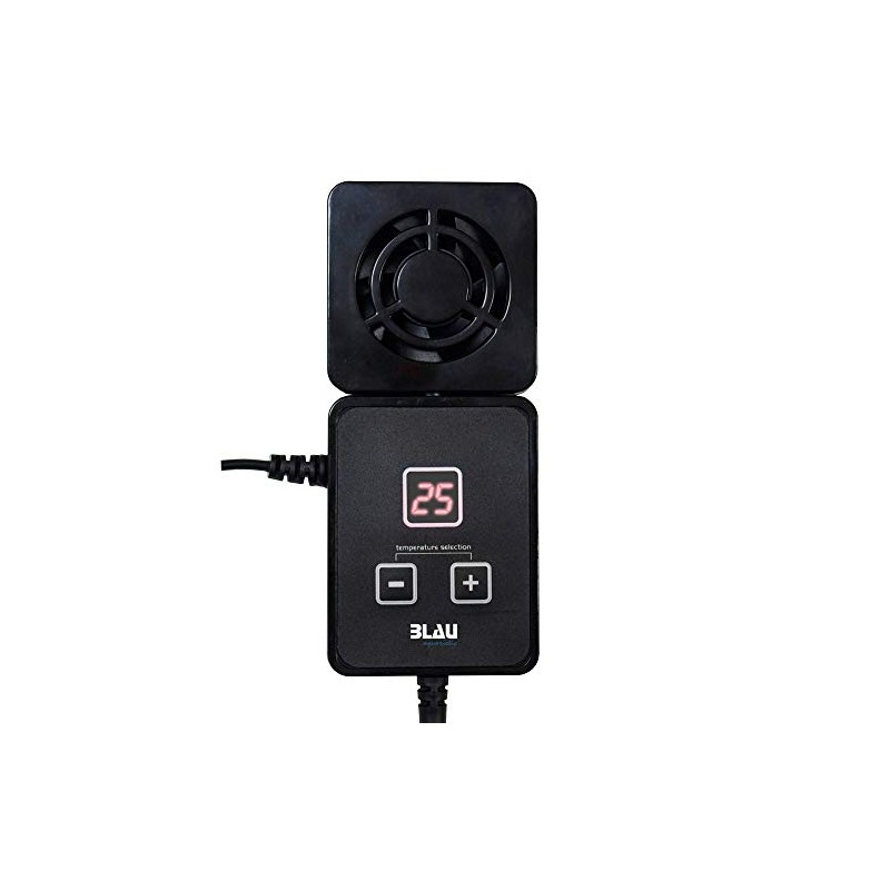 Blau Aquaristic 7776220 Nano household fan Plus Black