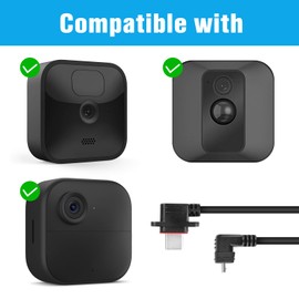 5W Solar Panel Compatible with Blink Outdoor 4(4th Gen)/Blink XT/XT2 and Blink Outdoor(3rd Gen) XT3/Blink Outdoor Camera, Blink Solar Panel with 11.8Ft Outdoor with Waterproof Plug