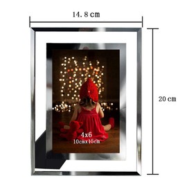 Lance Sue Postcard Size Photo Stand, Transparent, Simple, Vertical, Horizontal, Cabinet, Wedding Gift, Anniversary Photo, Gift