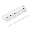 Automatic Telescopic Clothesline 5 Ropes Indoor Clothesline with Hooks for