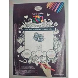 Unbranded Craft BuddyUS "Luscious Lilies" 3D Color Me! Puzzle Kit