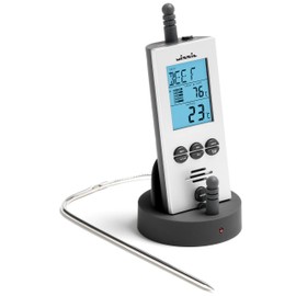 Cordless digital oven thermometer