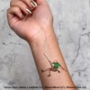 4 x 'Rock Climber Abseiling' Temporary Tattoos - Water Resistant,