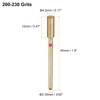 sourcing map 10pcs 200-230 Grits Diamond Grinding Bit 4.2mm Cylindrical