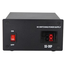SS-30P Regulated Power Supply, 30Amps AC-to-DC Power Convertor with 13.8V Fixed Output, Anderson Connectors, Universal 1/4 inch Binding Posts Dual Terminals