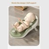 Foldable Baby Bath Support with Thermometer Slip Resistant Ergonomic Infant