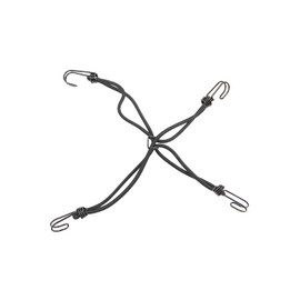 Bicycle Supplies Elastic Cord X Band Front Basket Snatching Anti Theft (Black)