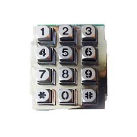 DoorKing 1895-032 DKS Replacement Keypad (Lighted) Silver