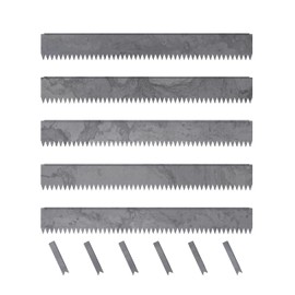 Edge Right - Hammer-in Landscape Edging - 48-inch Strips - 6-inch Depth 1/4-inch Rounded top COR-Ten Steel (5 Pack)