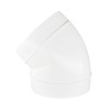 H&C VENT Pipe Elbow 45 Degrees - Exhaust Pipe, Ventilation