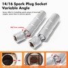 VOBOR Spark Plug Wrench 14 mm 16 mm Pack of