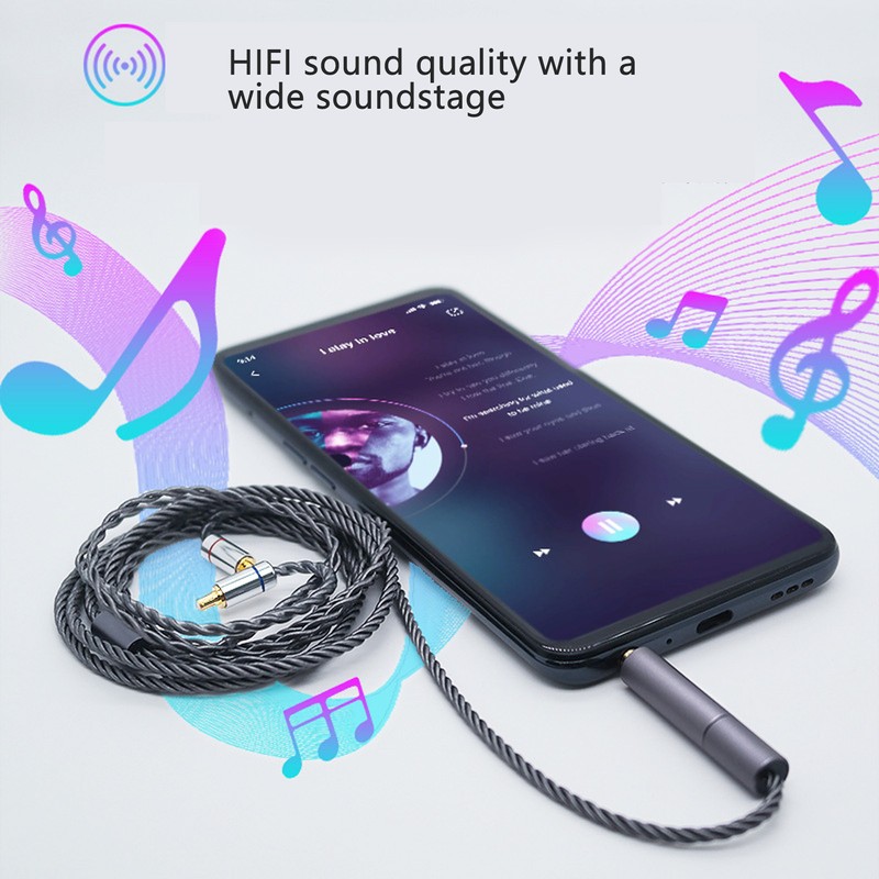 A2DC Headphone Replacement Cable 3.5mm 2.5mm 4.4mm Plugs Headphone Upgrade