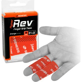 Solaravita Genesis Hyper Rev Orange Finger Grip Tape, Pre-Cut 2.75 x 3 inches, 30 Count