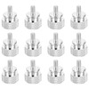 sourcing map 12pcs UNC6-32x6.5mm Knurled Thumb Screw Computer Case Threaded