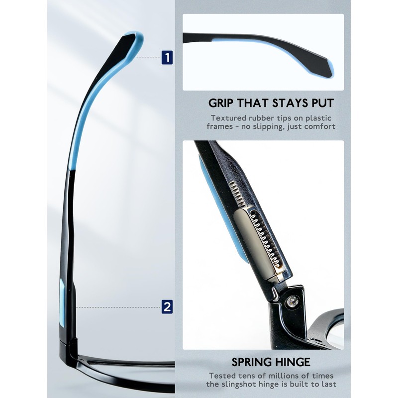 HEEYYOK 3.0 Reading Glasses for Women large Readers For Womens